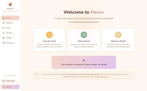 AI Emotion Haven